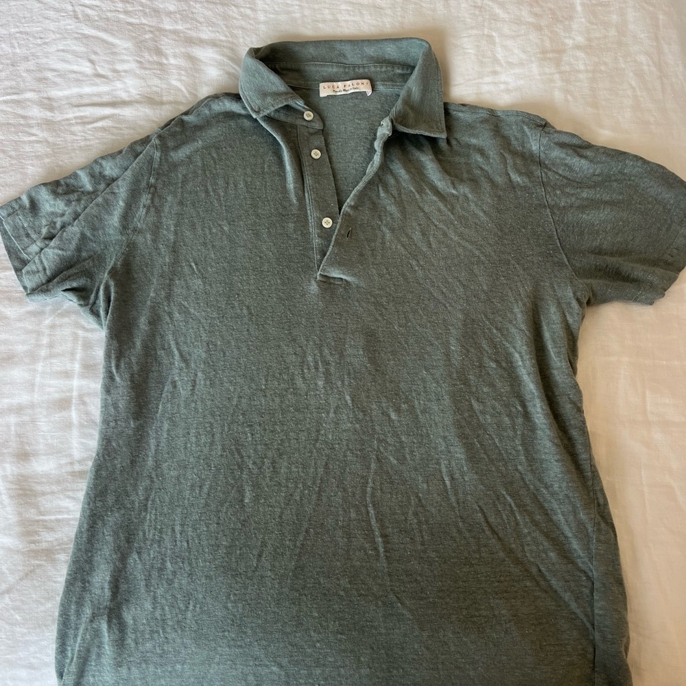 Luca faloni Green Polo Shirt
